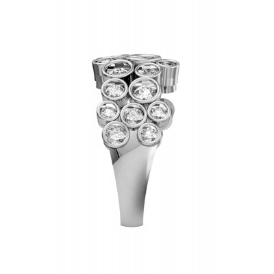 Abstract Designer Diamond Ring